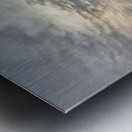 Wintery Snowscape Metal print