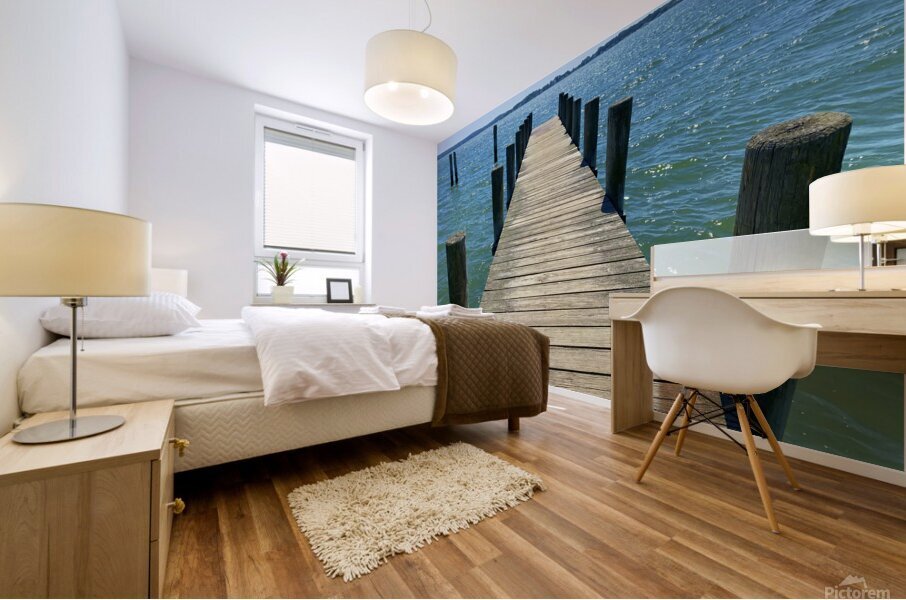 The Pier Mural print