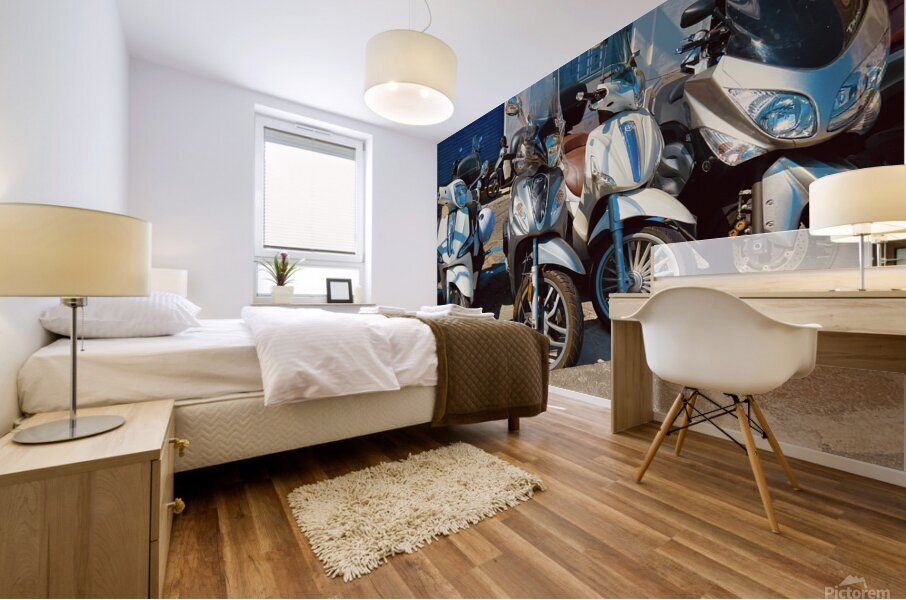Vespas Mural print