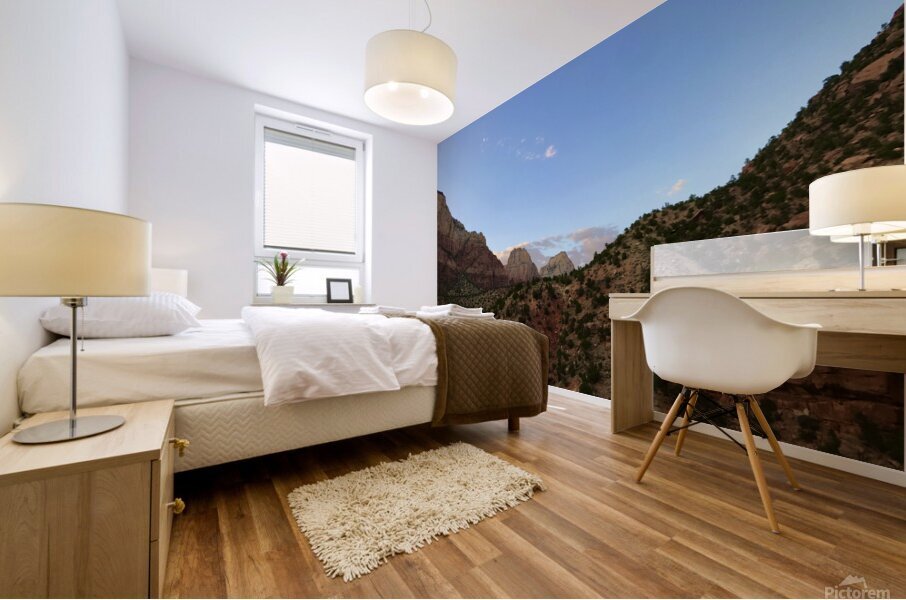 Zion At Dusk Mural print