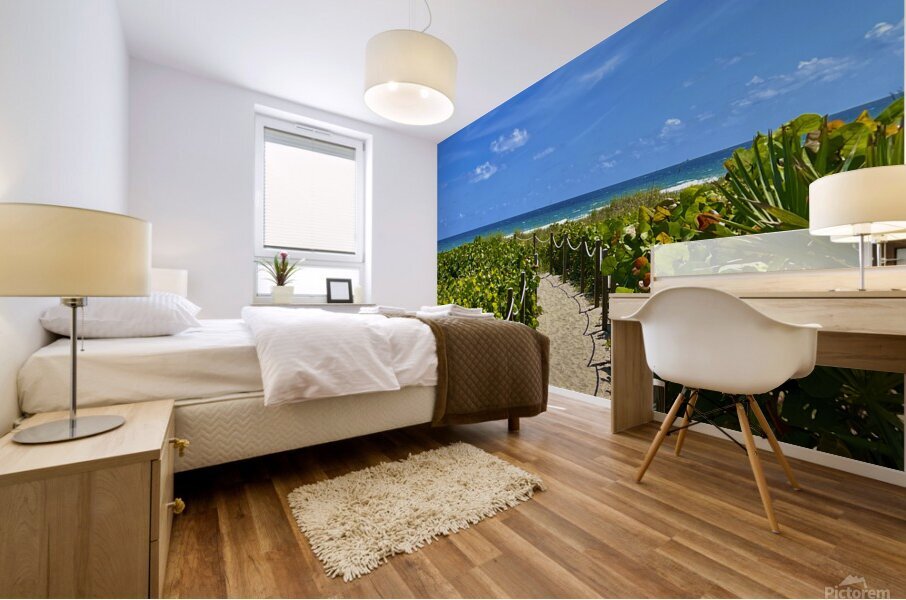 Beach Pathways Mural print
