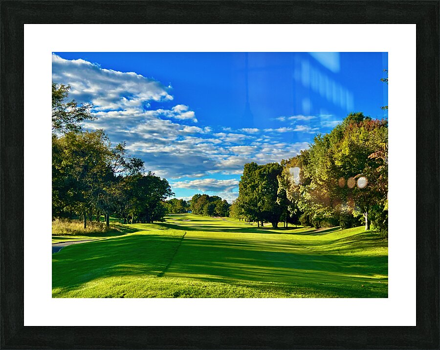 Fairway View Picture Frame print