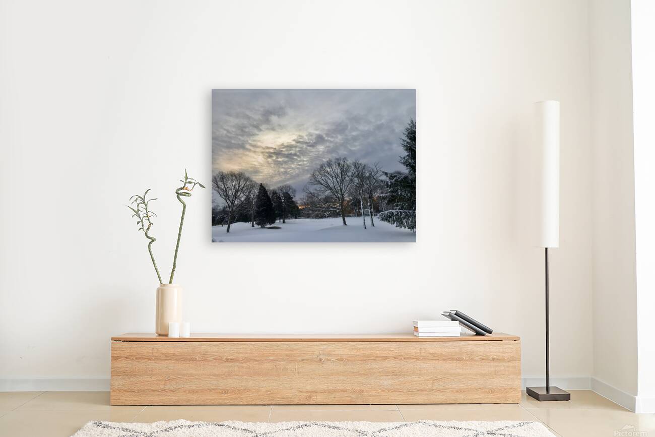 Wintery Snowscape Reproduction