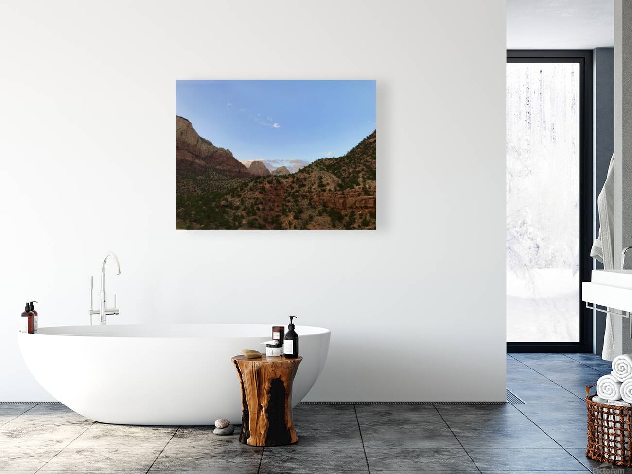 Zion At Dusk Reproduction