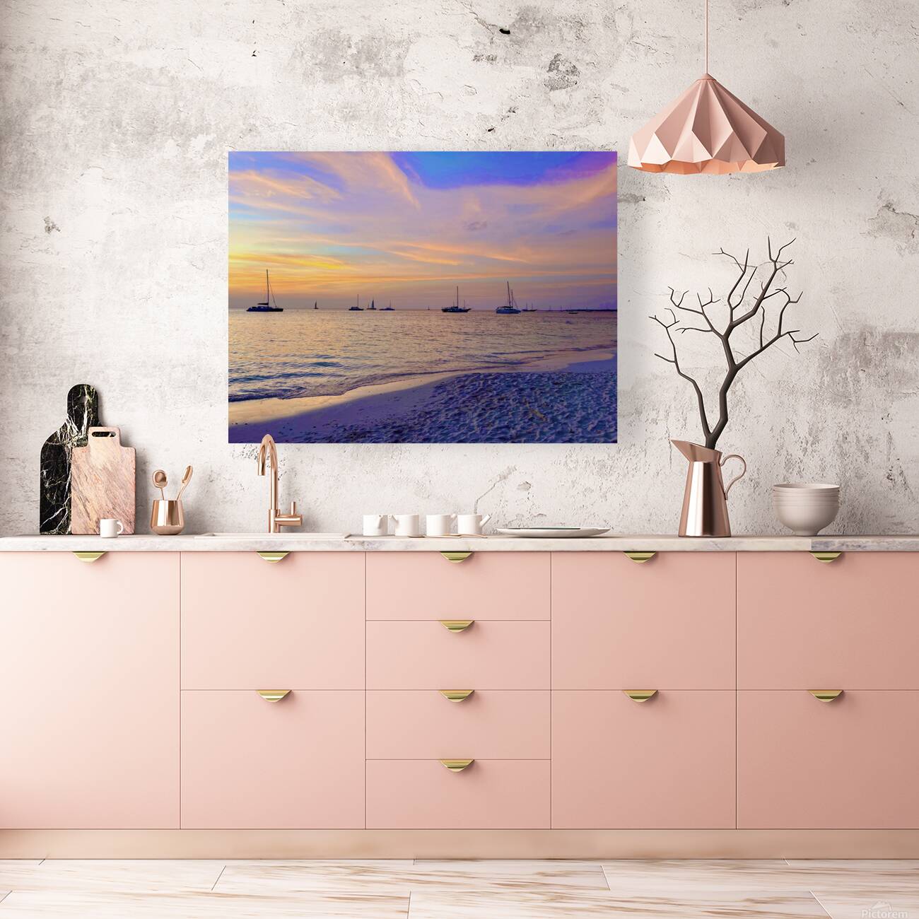 Aruba Sunset Reproduction