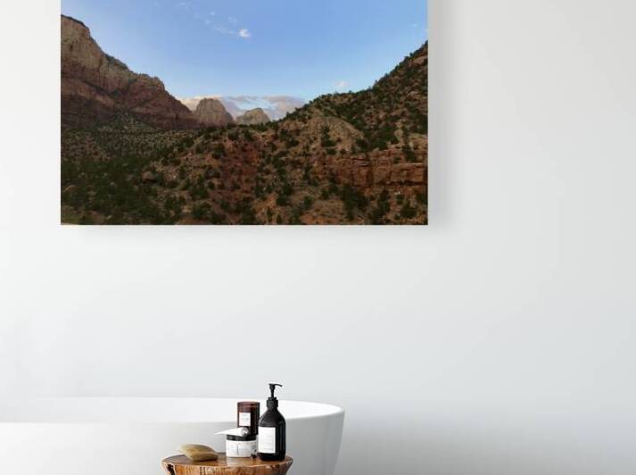 Zion At Dusk Reproduction