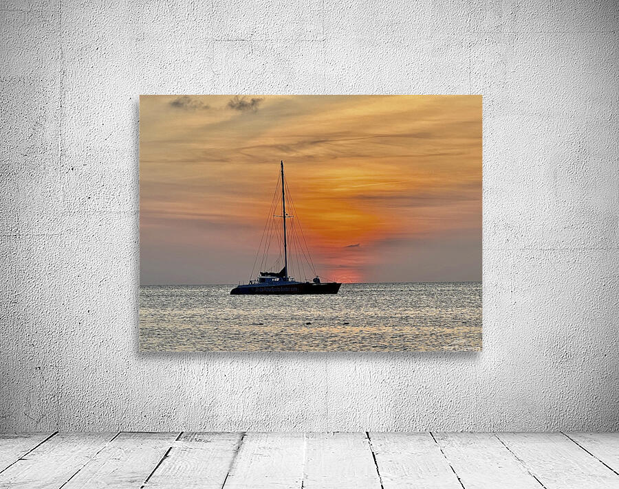 Sailing At Sunset Wall Preview