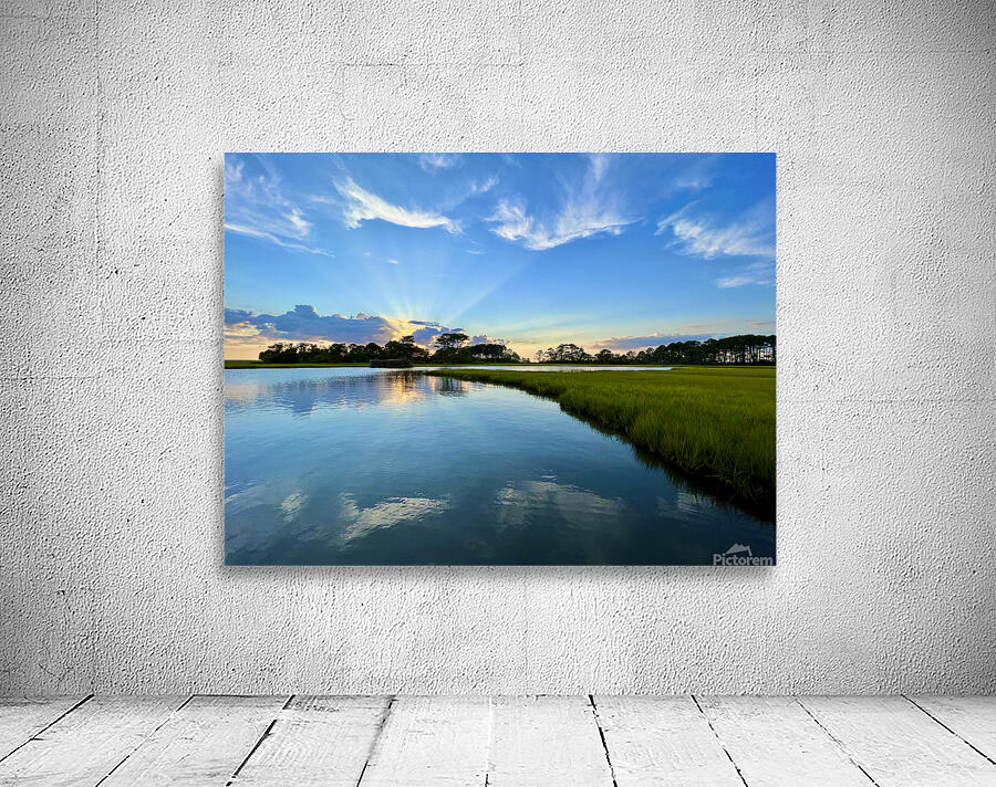Inlet At Sunset Wall Preview