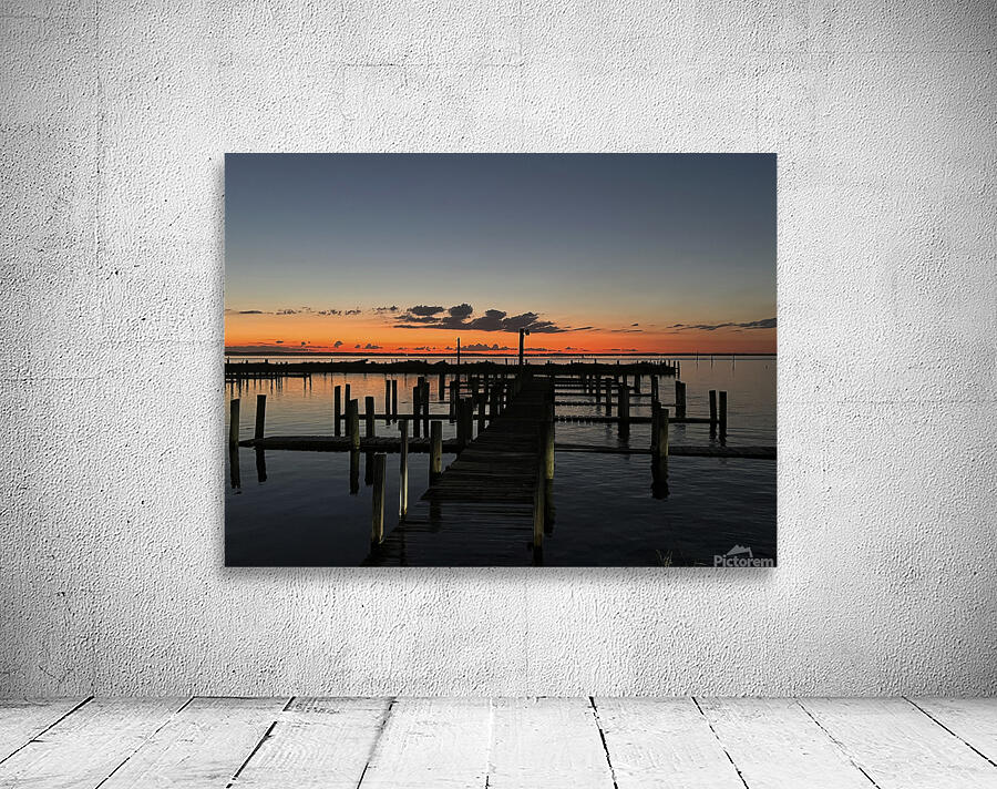 Dock At Sunset Wall Preview