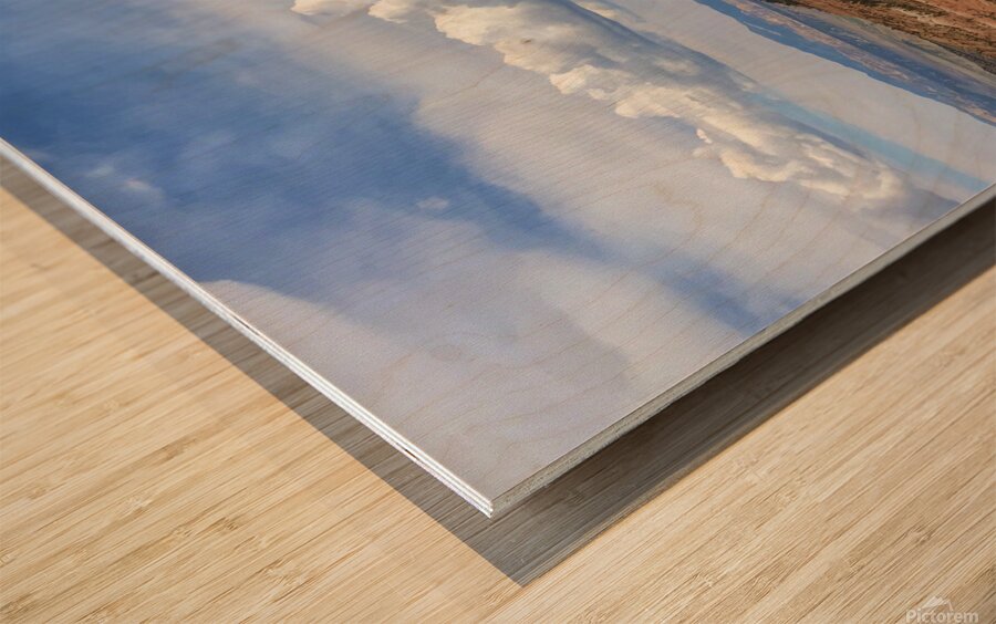 Cloudy Skies Wood print