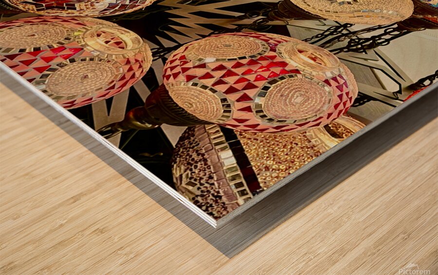 Turkish Lights Wood print