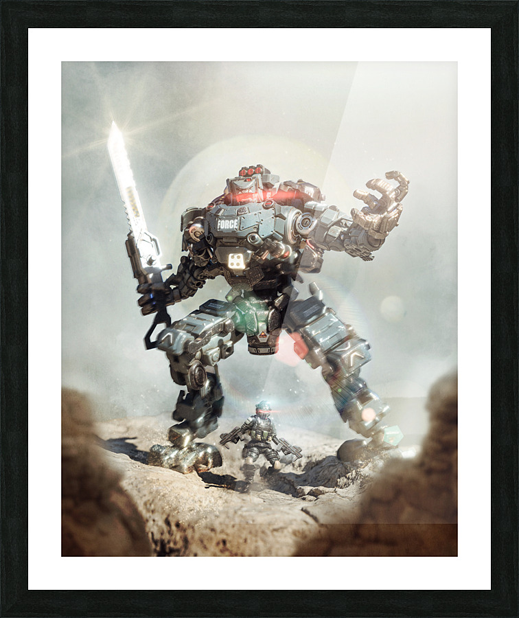 Mecha Version 1 Picture Frame print
