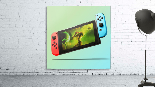 Nintendo Switch Red Blue Wall Preview
