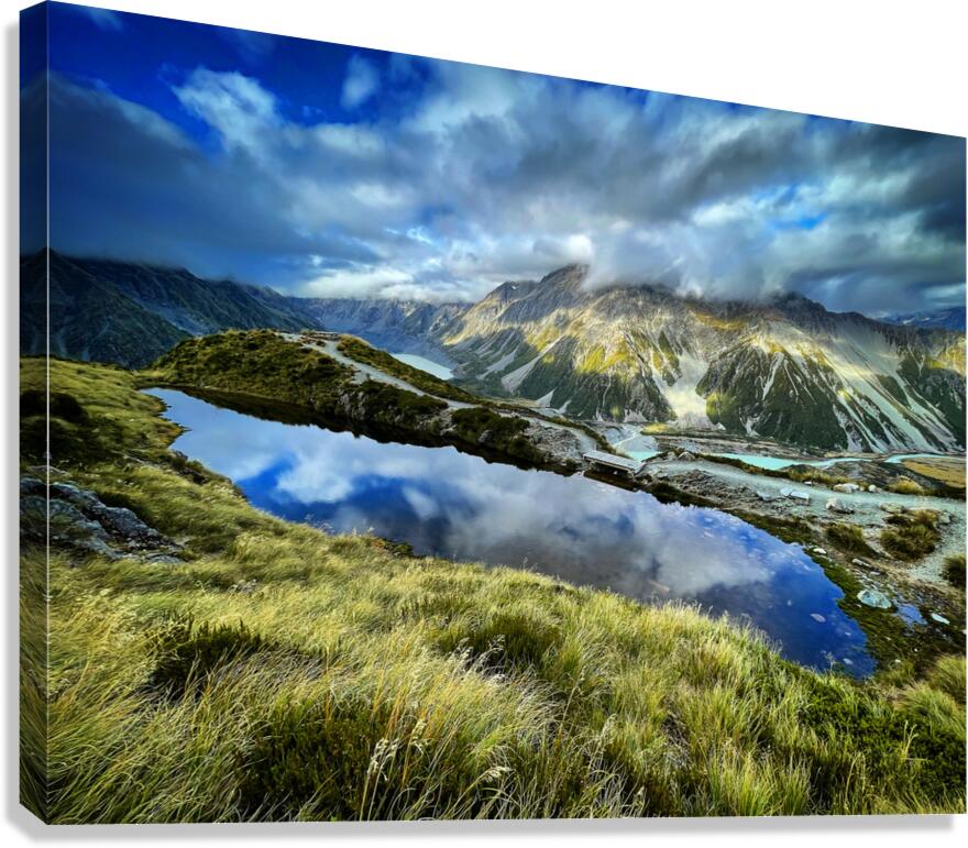 Blue and Gold Canvas Print