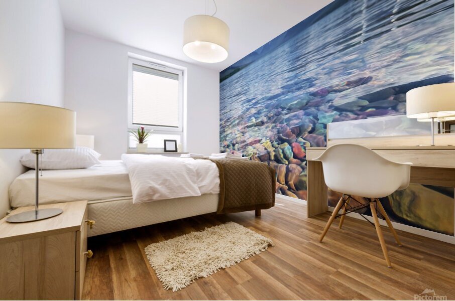 Rainbow Rocks Mural print