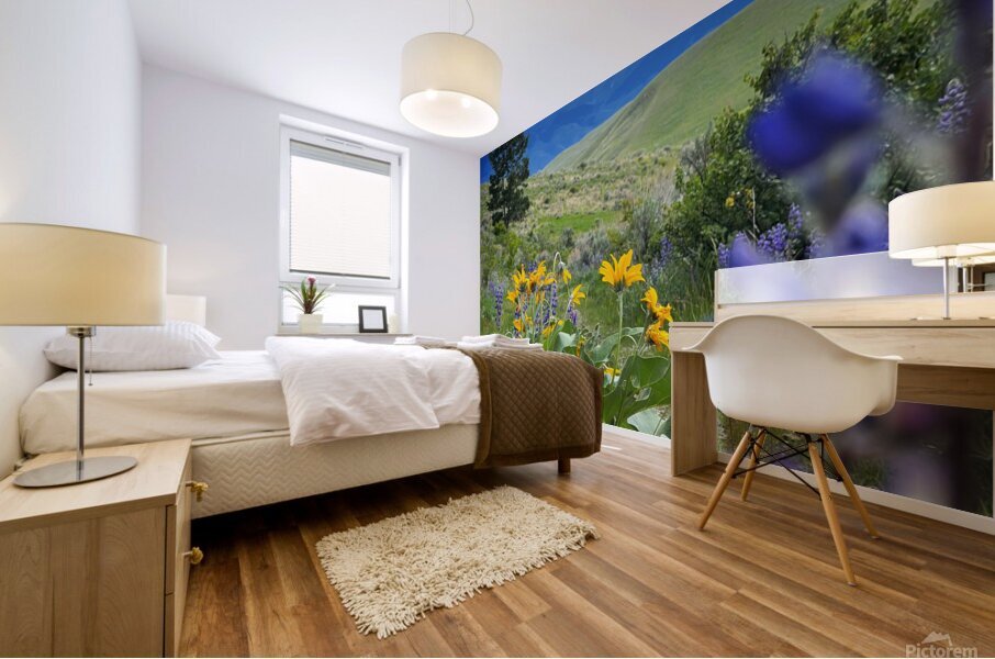 When Things Bloom Mural print