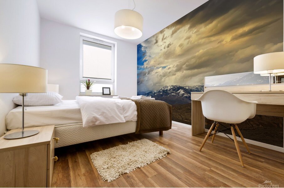 Early Spring Storm Mural print