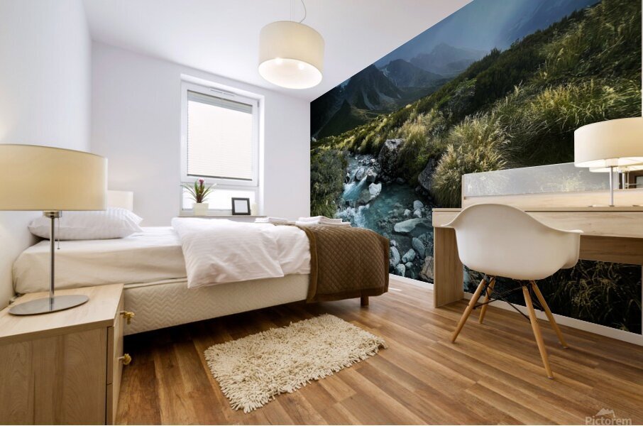 Hooker Trail Mural print