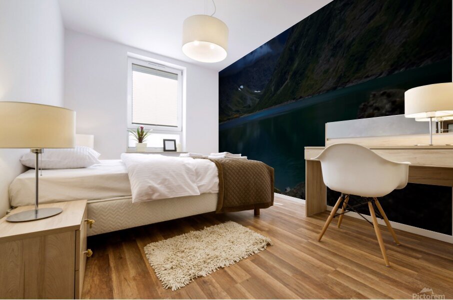 Lake Mirian Mural print