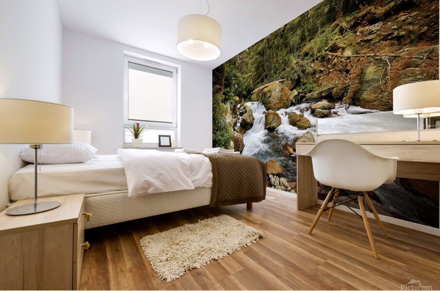 Green Mural print