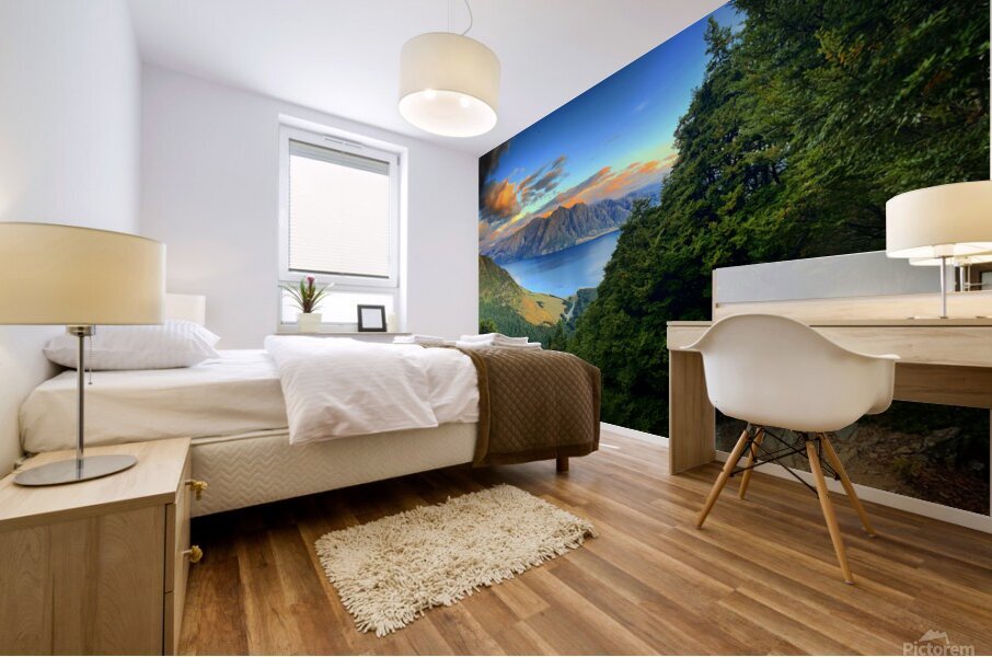 Peaking Through Mural print