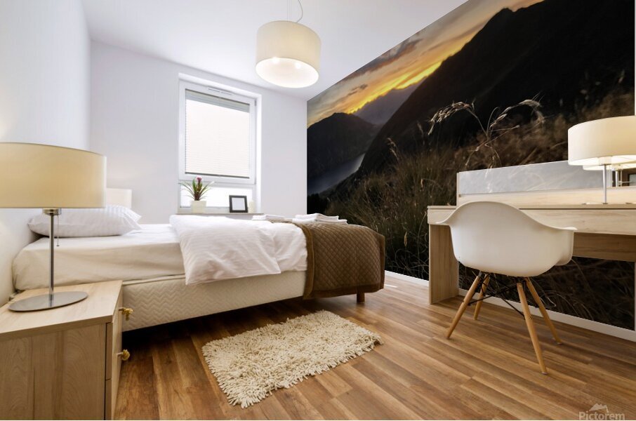 Lake Hawea Mural print