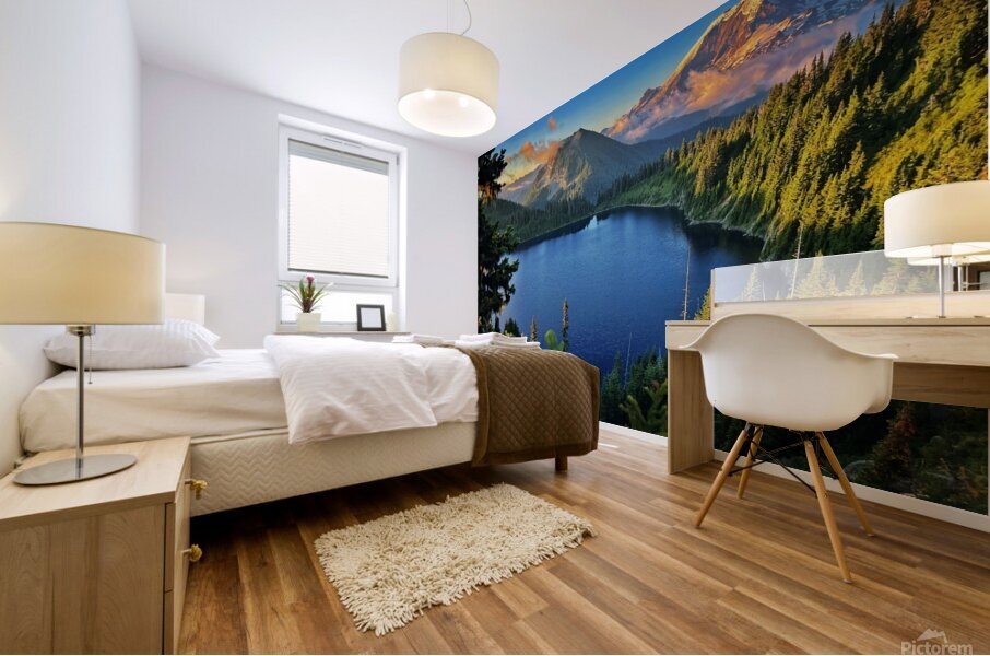 Summit Lake Mural print