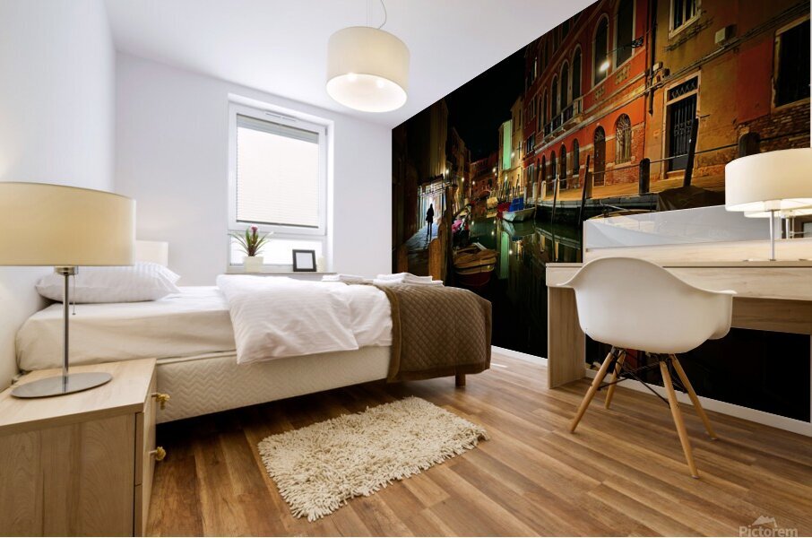 Evening Stroll Venice Mural print
