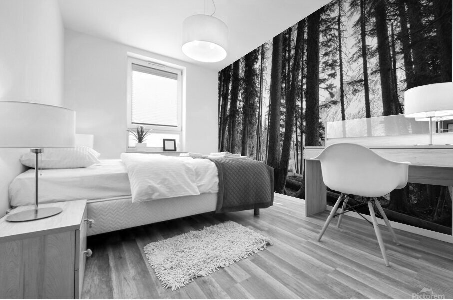 The Woods Mural print