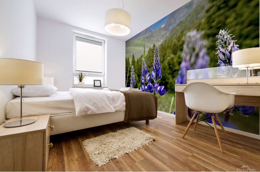 Lupine Views Mural print