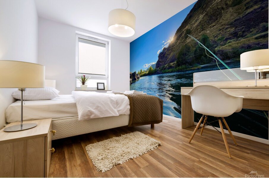Gone Fishing Mural print