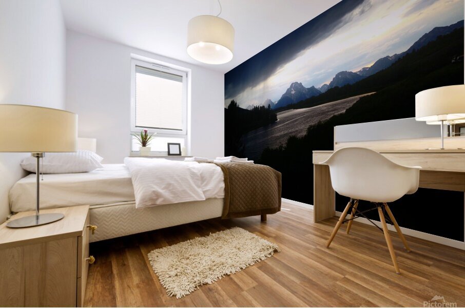 Light in Darkness Mural print