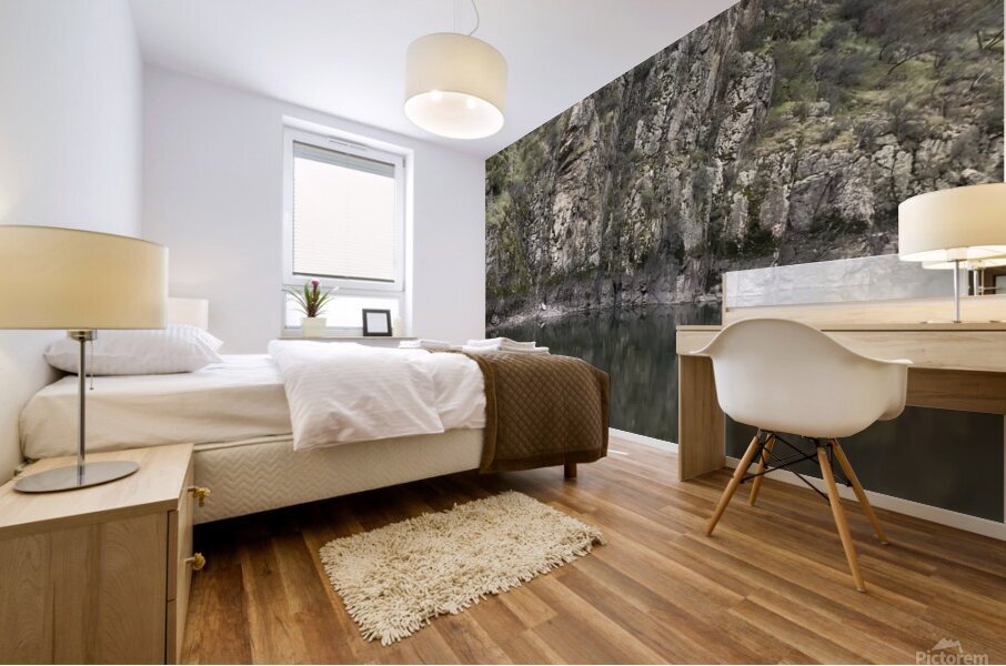 Emerald Mirror Mural print