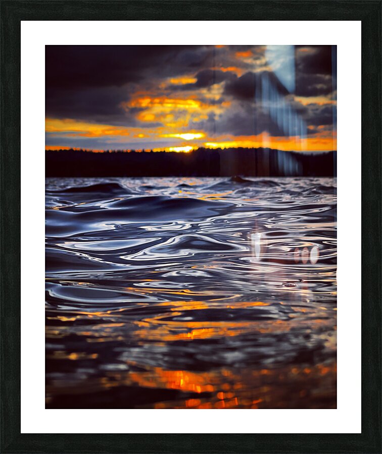 Gold Tones Picture Frame print