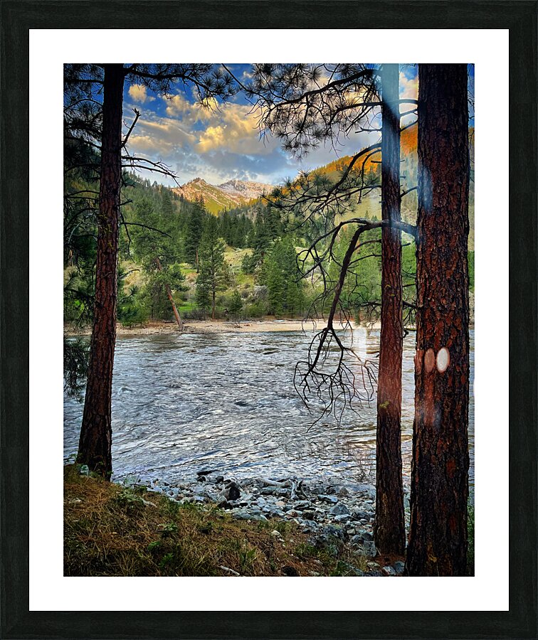 Here for the Views Picture Frame print