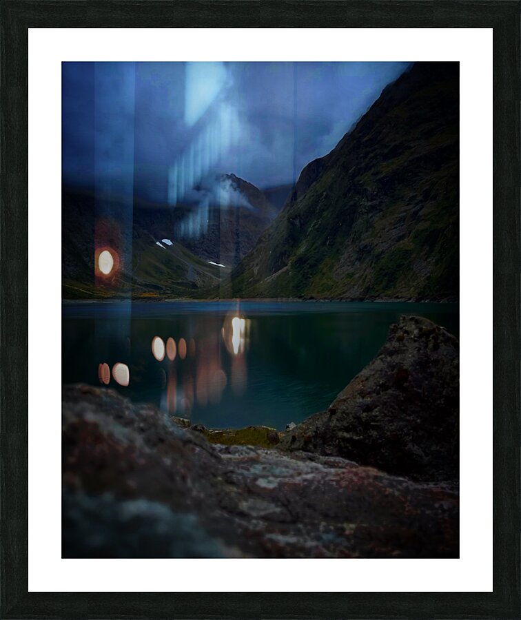 Lake Mirian Picture Frame print