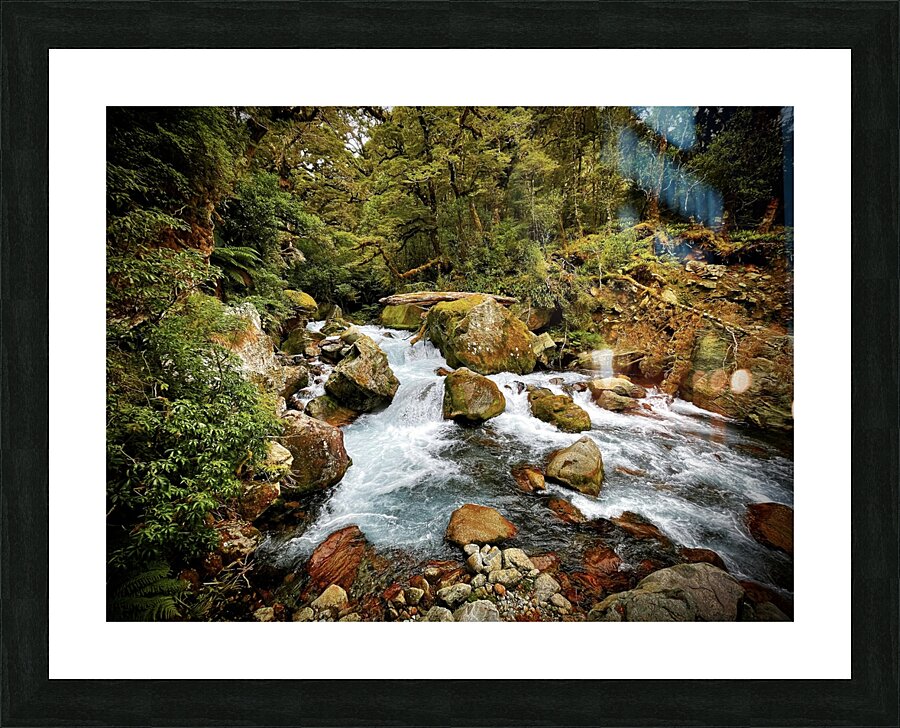 Green Picture Frame print