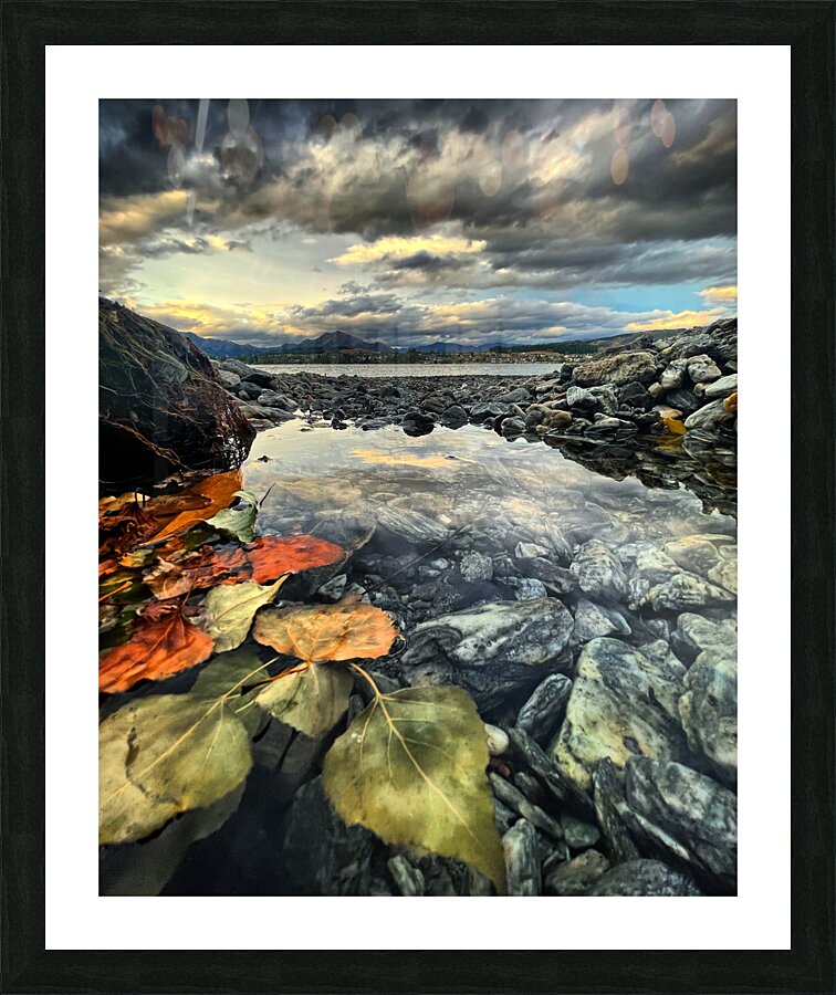 Wanaka Storm Picture Frame print
