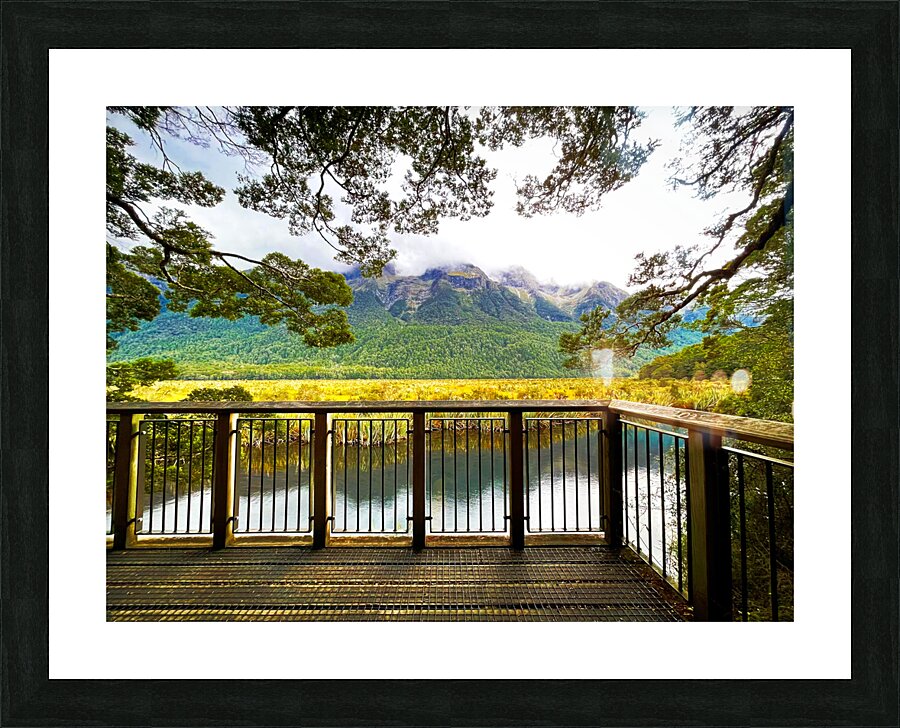 Mirror Lakes Picture Frame print