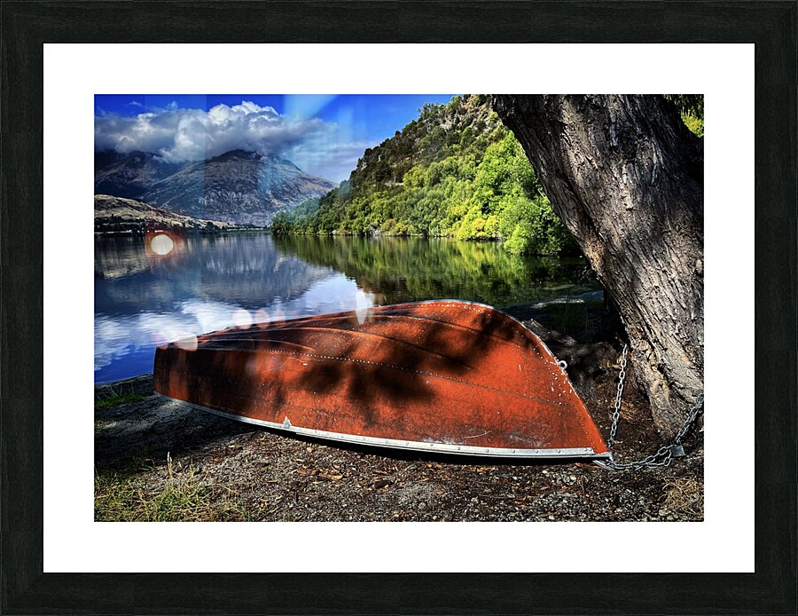 Row Boat Picture Frame print