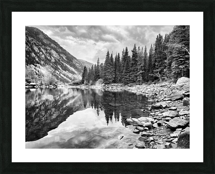 Lava BW Picture Frame print