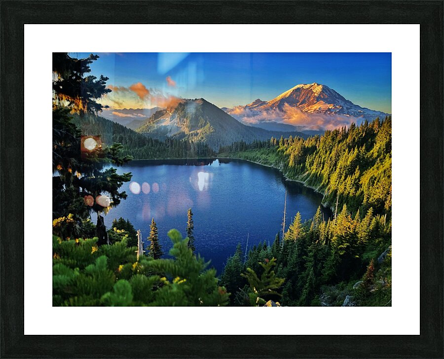 Summit Lake Picture Frame print