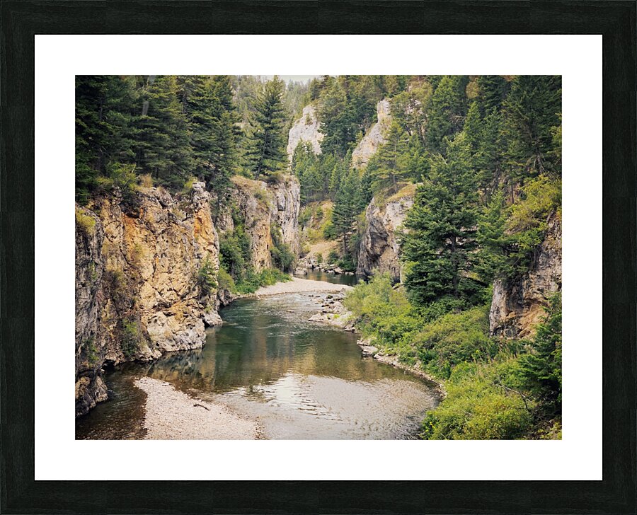 Sluice Canyon Picture Frame print