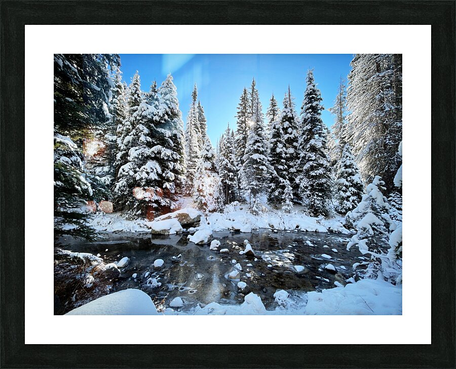 Snowslide Trailhead Picture Frame print