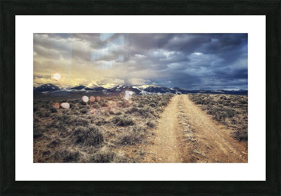 Life Road Picture Frame print