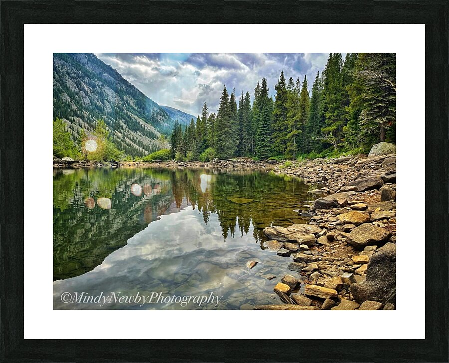 Lava lake Picture Frame print