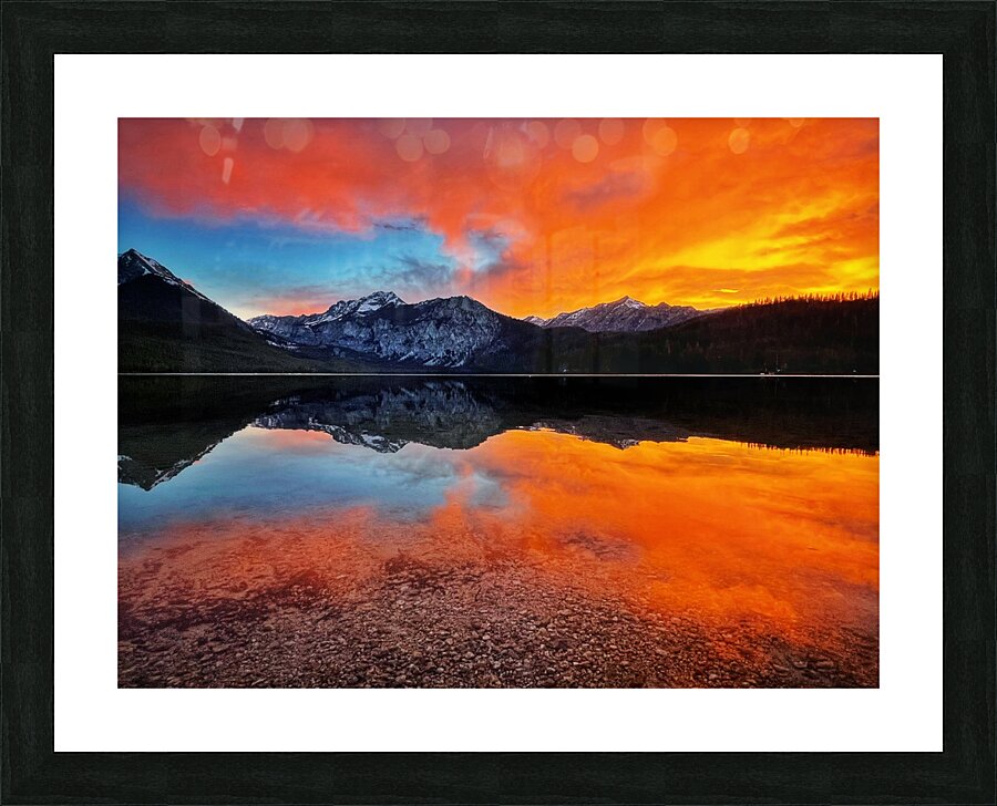 Petit Lake Picture Frame print