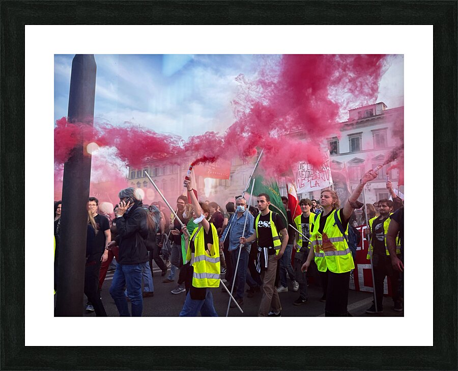 Protest Florence Picture Frame print