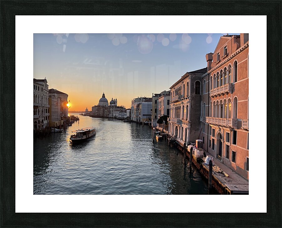 Venice sunset Picture Frame print