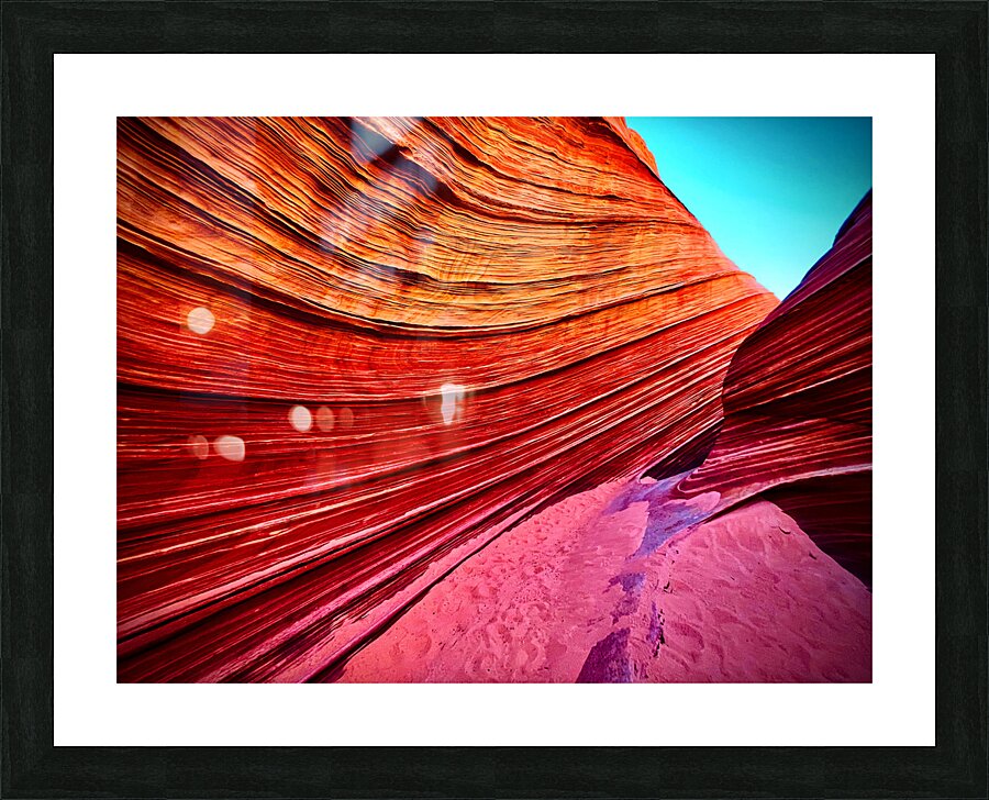 Rock Wave Picture Frame print
